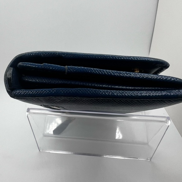 EUC Prada Saffiano Bluette Wallet - Picture 5 of 14